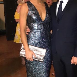 Metallic MILLY Cocktail Dress